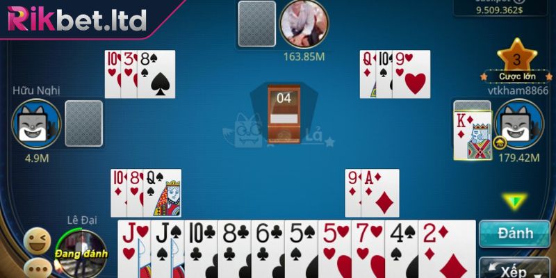 Luật cơ bản trong cách chơi Tá Lả RIKBET
